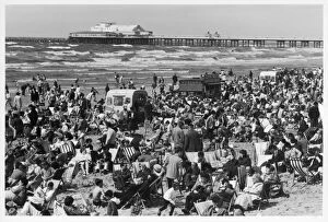 Enjoying Gallery: Blackpool Beach / 1979