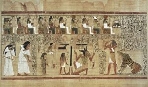 Egypt Gallery: Book of the Dead or Papyrus of Any. ca. 1275