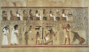 Egypt Gallery: Book of the Dead or Papyrus of Any. ca. 1275
