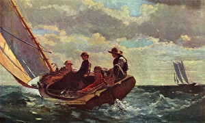 Pleasure Gallery: Breezing Up by Winslow Homer