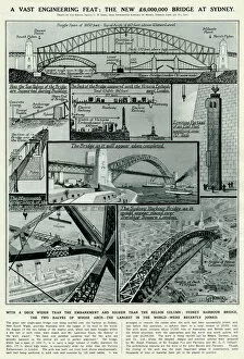 Construction Collection: Building of Sydney Harbour Bridge by G. H. Davis