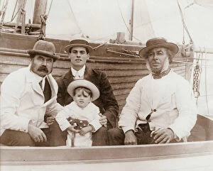 Pleasure Gallery: Captain Collins of Brighton, with his family
