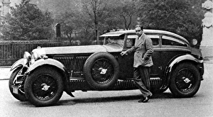 Built Gallery: Captain Woolf Barnato with his Bentley