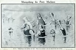 Enjoying Gallery: Cartoon, Monopolising the Party Machines