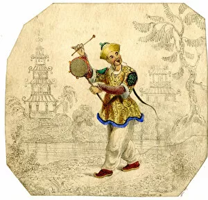 Pagoda Gallery: Chinese Tambourine Musician