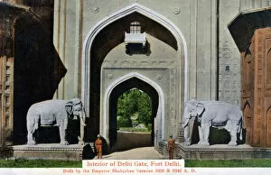 Indian Architecture Gallery: Delhi, India - Interior of Delhi Gate, Fort Delhi