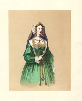 Dress of the early part of the reign of King Dress of the early part of the reign of King