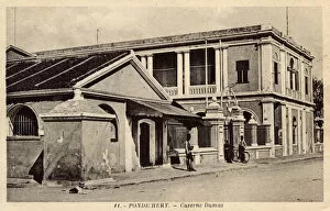 Indian Architecture Gallery: Dumas Barracks, Pondicherry, Puducherry, India