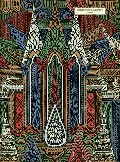 Intricate Gallery: Fabric design, Art Gout Beaute, 1924