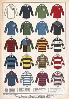 Some Famous Rugby Football Jerseys