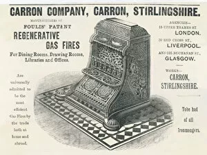 Iron Work Collection: FOULIS GAS FIRE / 1889