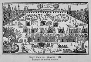 Enjoying Gallery: Frost Fair / Thames / 1683