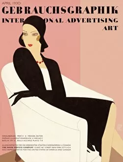 Seated Collection: Gebrauchsgraphik front cover April 1930