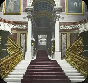 Stair Gallery: Grand staircase, Windsor Castle, Windsor, Berkshire