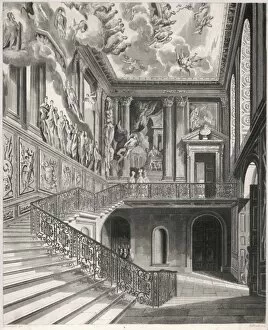 Stair Gallery: Hampton Court Stair Case