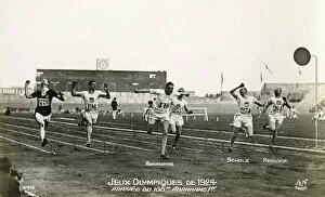Harold Abrahams wins 100m - 1924 Olympics