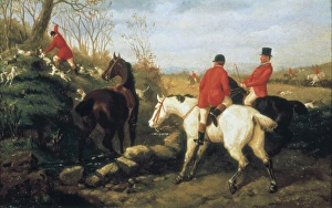 Paintings Gallery: HERBERTE, Edward Benjamin (1857-1893). Hunt scenes