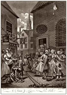 Eating Collection: Hogarth, Four Times of the Day, Noon