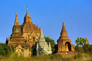 Pagoda Gallery: Htilominlo Temple Pagoda, Plain of Bagan, Bagan, Myanmar