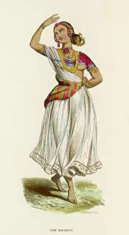 Temples Gallery: Indian Dancing Girl / 1840