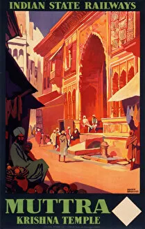 Temples Gallery: Indian State Railways poster