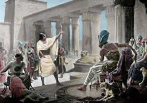 Egypt Gallery: Joseph interpreting the Pharaohs Dream. Genesis 41: 25-26. 1