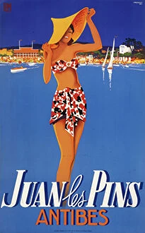 Beach Gallery: Juan les Pins travel poster
