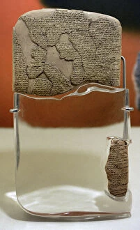 Egypt Gallery: Kadesh Treaty, 1269 BC. Egyptian-Hittite Peace Treaty. Terra