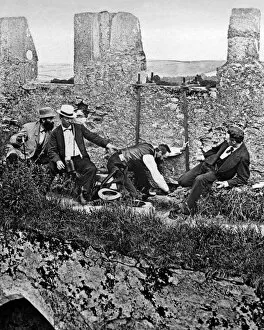 Blarney Collection: Kissing the Blarney Stone, Ireland