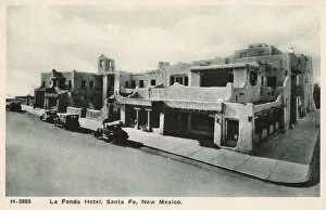 Indian Architecture Gallery: La Fonda Hotel, Santa Fe, New Mexico, USA
