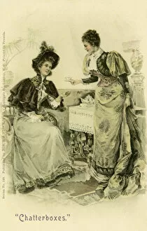 Enjoying Gallery: Ladies taking tea
