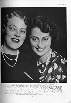 Egypt Gallery: Lady Castellani and her daughter Lady Lampson