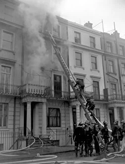 Door Collection: LCC-LFB Serious house fire in Notting Hill