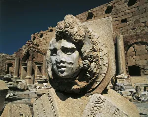 Built Gallery: LIBYA. TRIPOLI. Leptis Magna. Forum of Septimius