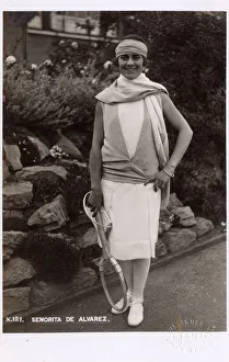 Lili Alvarez - Spanish Tennis Champion at Wimbledon in 1926 Lili Alvarez - Spanish Tennis Champion at Wimbledon in 1926
