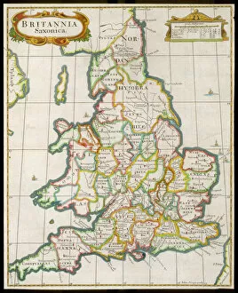 Saxon Collection: Map / England & Wales 9C