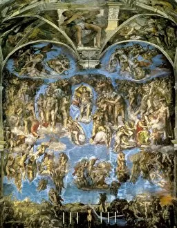 Chapel Collection: Michelangelo (1475-1564). Sistine Chapel. The