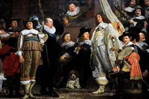 Civic Gallery: Militia Company of District VIII under the Command of Captai