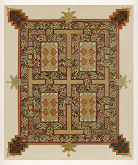 Facing Gallery: Ms - Lindisfarne Gospel