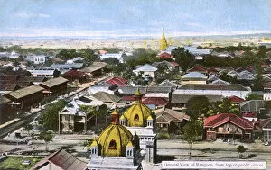 Pagoda Gallery: Myanmar - Yangon - General Panoramic view