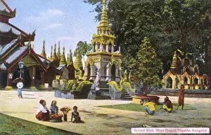 Pagoda Gallery: Myanmar - Yangon - Shwedagon Pagoda - Sacred Well