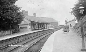 Pillars Gallery: Narberth Railway Station, Pembrokeshire, South Wales