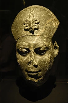 Egypt Gallery: Nectanebo II (ruled in 360-342 B.C.). Bust. Egypt