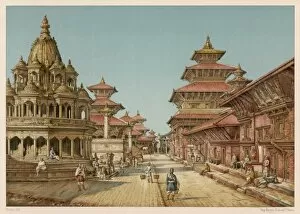Patan Gallery: Nepal Patan Main Street