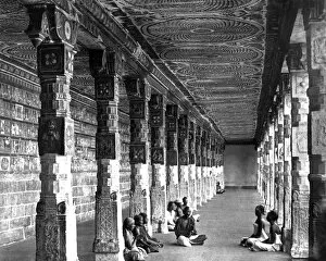 Indian Architecture Gallery: Painted Corridor, Meenakshi Temple, Madurai, India