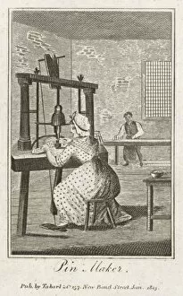 Seated Collection: Pin Makers at Work 1805