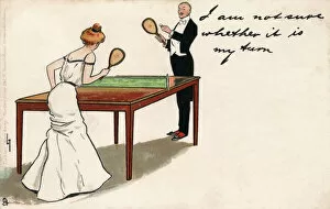 Table Collection: Playing Table Tennis - Edwardian - Etiquette