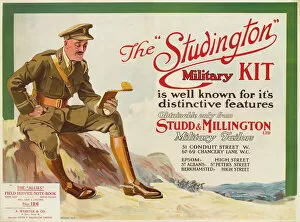 Seated Gallery: Poster advertising British military uniform, WW1
