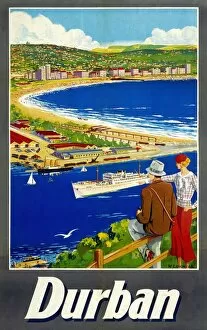 Resort Gallery: Poster advertising Durban, South Africa