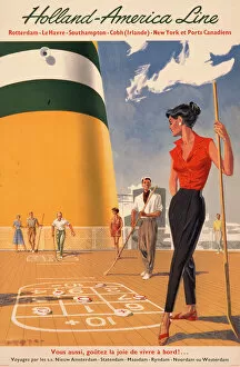 Leisure Collection: Poster advertising Holland America Line
